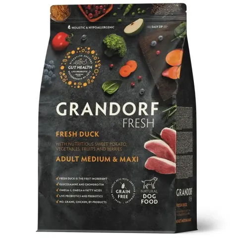 Grandorf Fresh Adult Medium & Maxi утка и батат