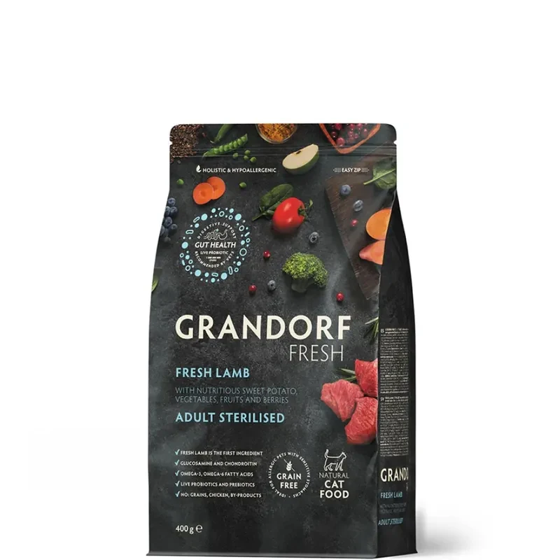 Grandorf Fresh Adult Sterilised с уткой и бататом