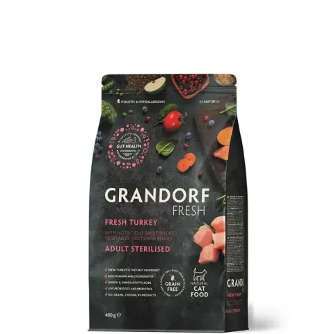 Grandorf Fresh Adult Sterilised с индейкой и бататом