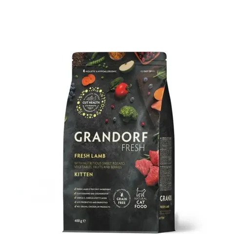 GRANDORF Fresh Kitten с ягнёнком и бататом
