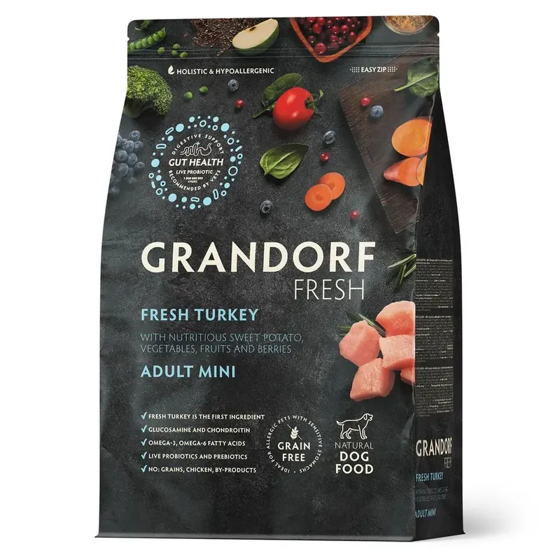 Grandorf Fresh Mini Salmon & Sweet Potato беззерновой