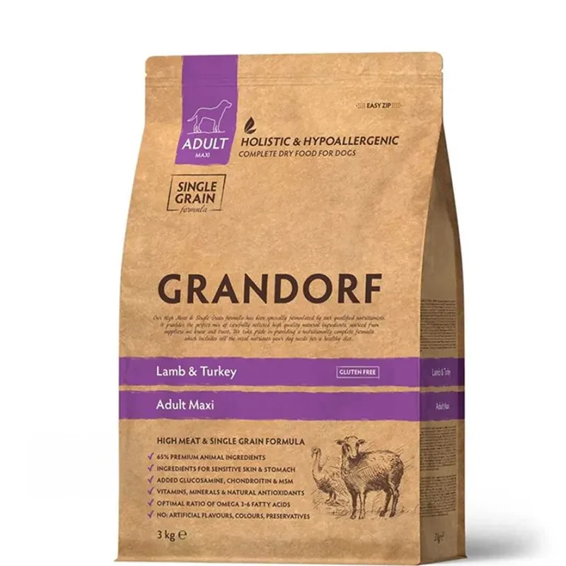 GRANDORF Holistic Adult Maxi с ягнёнком и индейкой