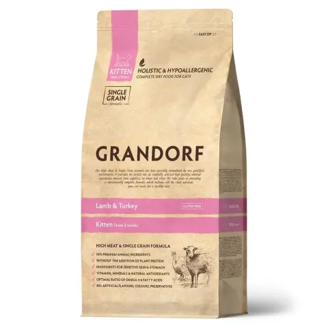 Grandorf Kitten с ягнёнком и индейкой