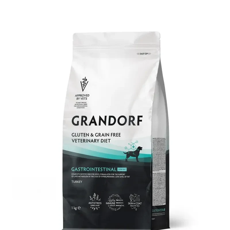 GRANDORF Vet Gastrointestinal Low Fat с индейкой