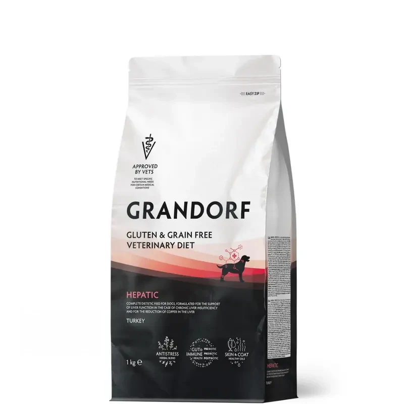 GRANDORF Vet Hepatic с индейкой для кошек