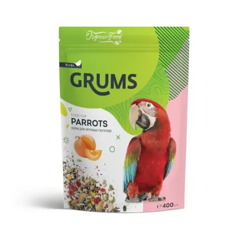 GRUMS Корм для крупных попугаев зерносмесь
