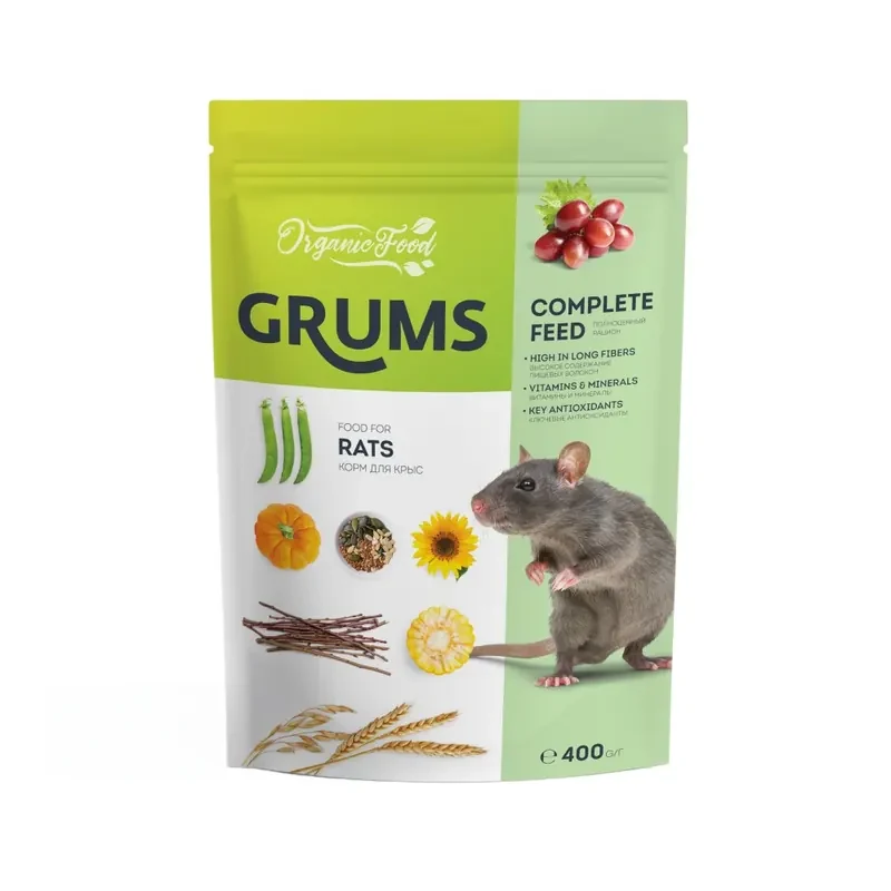 GRUMS Корм для крыс — зерносмесь универсальная
