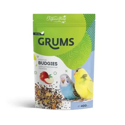 GRUMS для волнистых попугаев — зерносмесь с семенами
