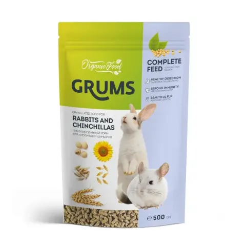 GRUMS зерносмесь для кроликов и шиншилл
