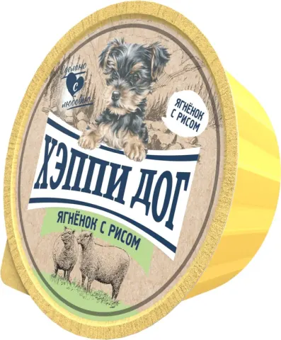 Happy Dog Паштет Ягнёнок с рисом
