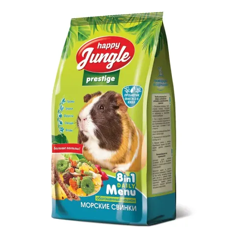 Happy Jungle Престиж зерносмесь для морских свинок