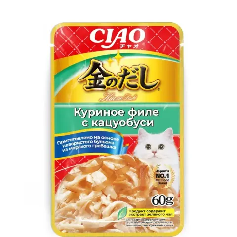 INABA CIAO Kinnodashi куриное филе с кацуобуси в желе