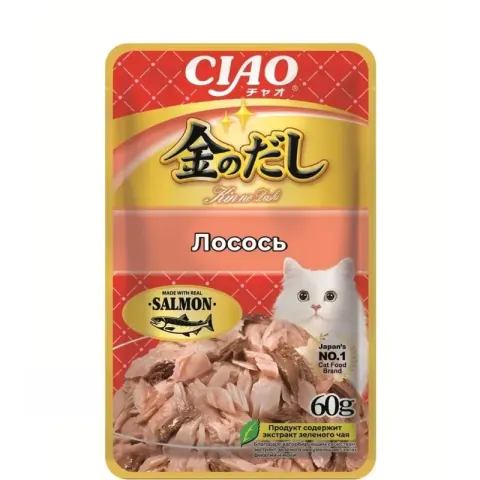 INABA CIAO Kinnodashi с лососем для кошек