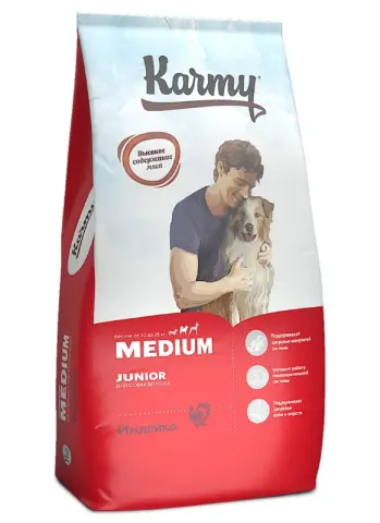 Karmy для котят с индейкой, курицей и рыбой