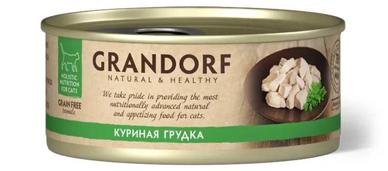 Grandorf Adult Cat Chicken In Broth с куриной грудкой