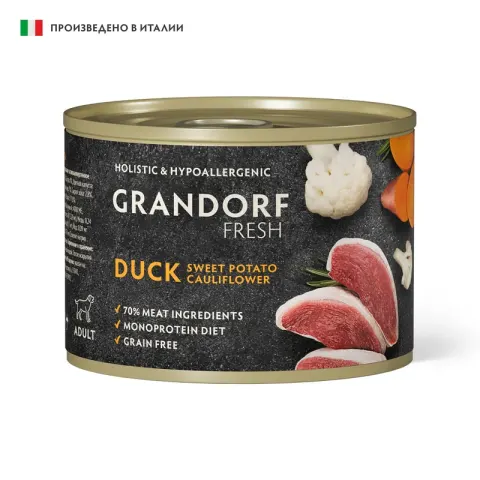 Grandorf Fresh монопротеиновый паштет с говядиной