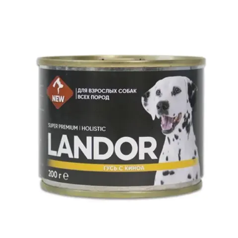 Landor Dog консервы с гусем и киноа