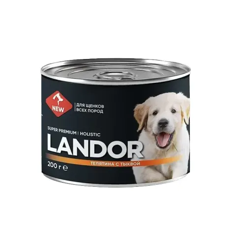Landor Puppy консервы с телятиной и тыквой