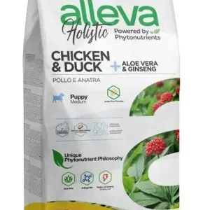 Alleva Holistic Puppy Chicken & Duck для щенков средних пород