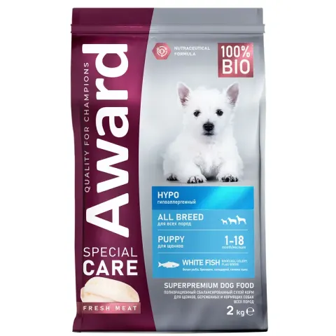 Award Special Care Hypo Puppy с белой рыбой