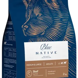 Blue Native Holistic Beef с говядиной для средних и крупных пород