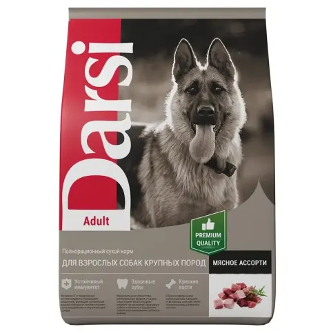 Darsi Adult крупные породы мясное ассорти