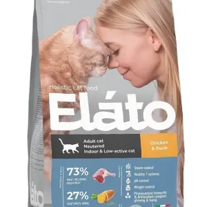 Elato Holistic Adult Cat Neutered с курицей и уткой