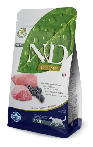 Farmina N&D Grain Free Adult с ягнёнком и черникой