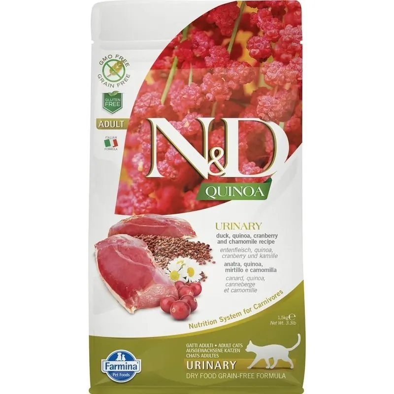Farmina N&D Quinoa Urinary Duck беззерновой для кошек