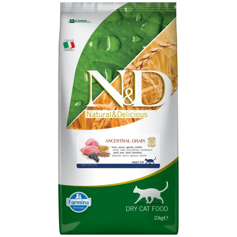 Farmina N&D Low Grain Adult с ягнёнком и черникой