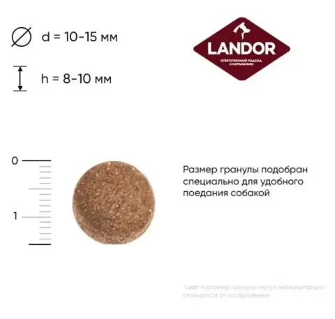 Landor Adult Dog с индейкой и лососем для средних и крупных пород