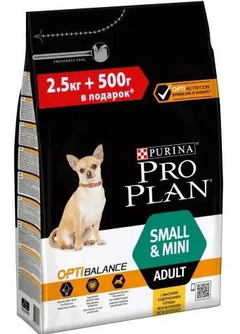 Pro Plan Optihealth для мелких пород с курицей
