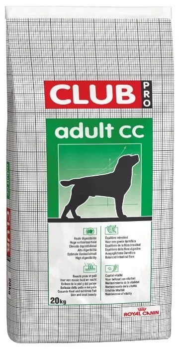 Royal Canin Club Adult CC Pro для собак с умеренной активностью