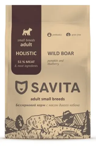 Savita Holistic Adult с диким кабаном