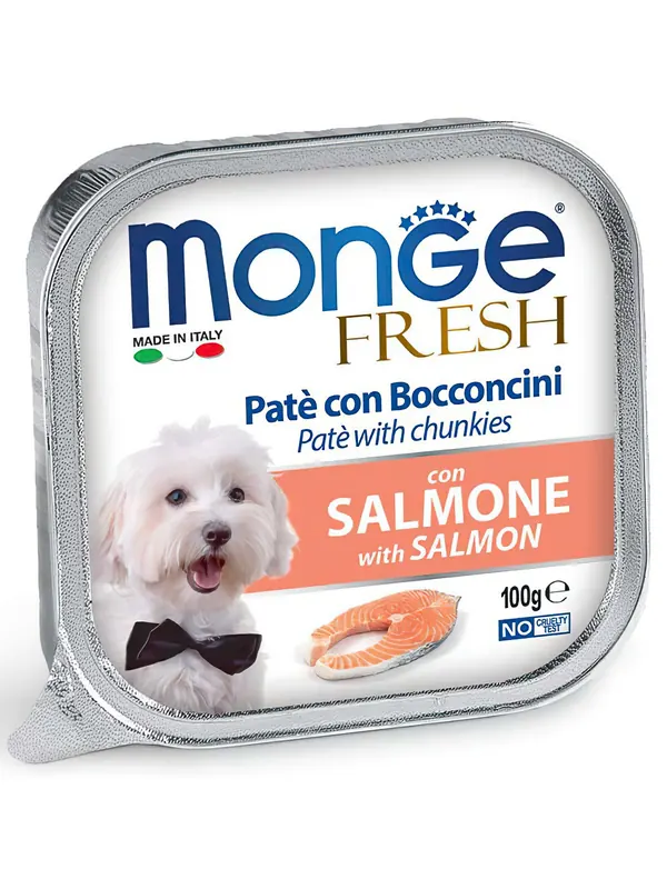 Monge Dog Fresh ламистер с лососем для взрослых собак