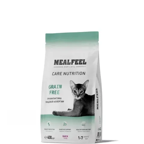 Mealfeel Care Nutrition беззерновой с уткой для кошек