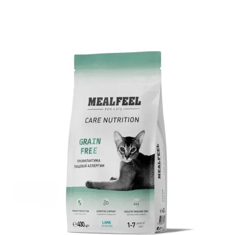 Mealfeel Care Nutrition беззерновой с ягнёнком для кошек