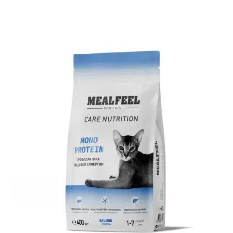 Mealfeel Care Nutrition монопротеин с лососем для кошек