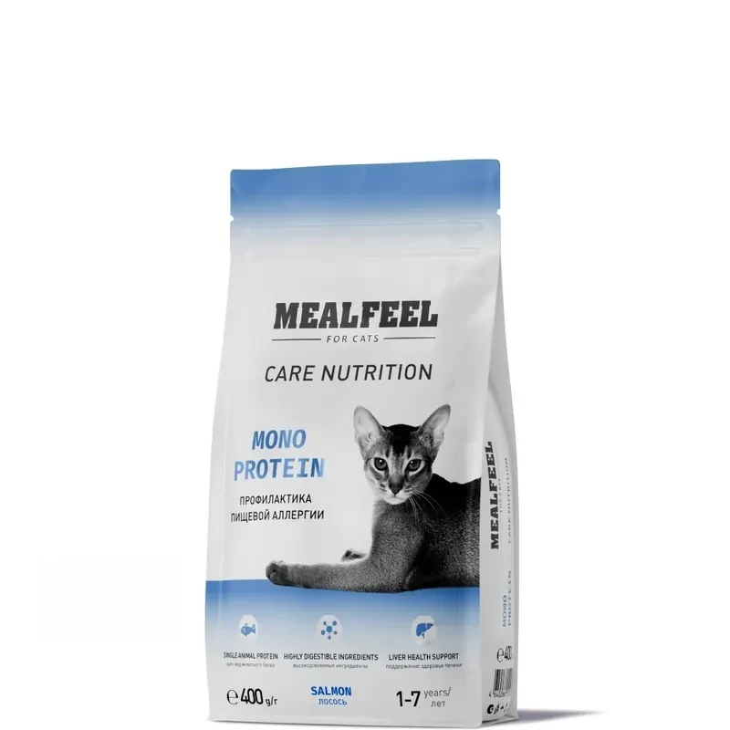 Mealfeel Care Nutrition монопротеин с индейкой для кошек