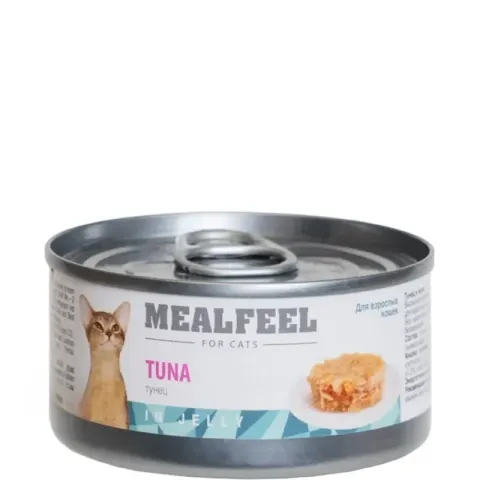 Mealfeel влажный корм для кошек с тунцом в желе