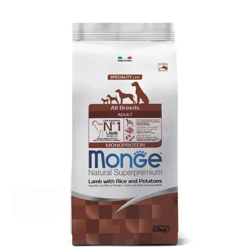Monge All Breeds Adult Monoprotein с ягнёнком
