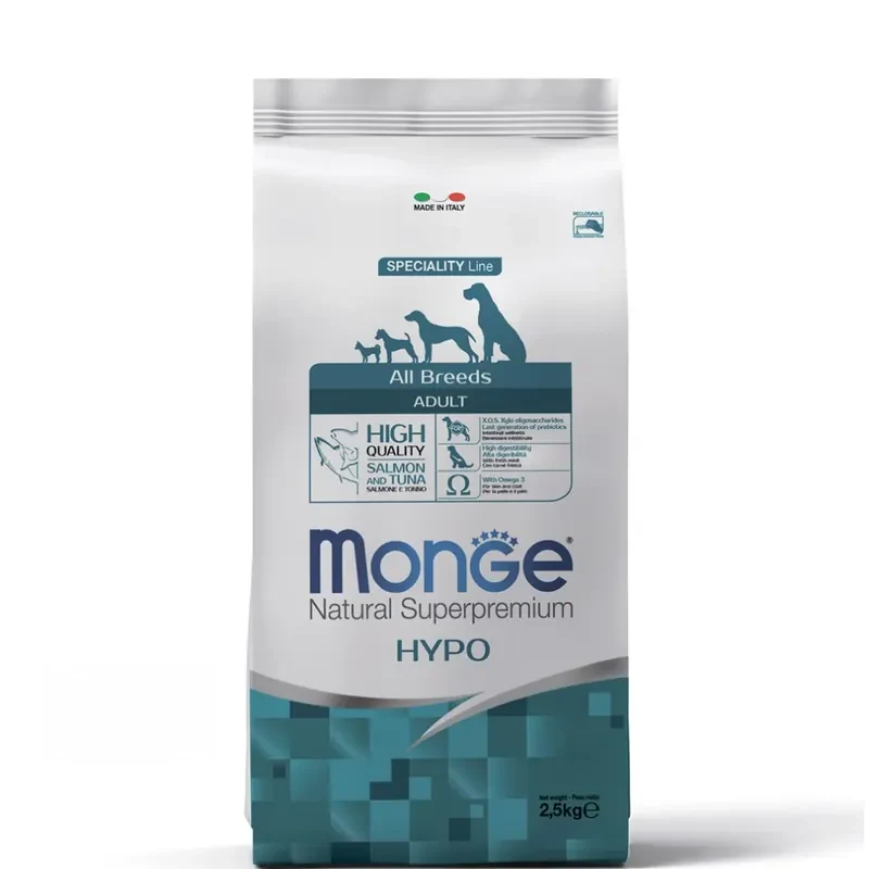 Monge All Breeds Hypoallergenic с лососем и тунцом