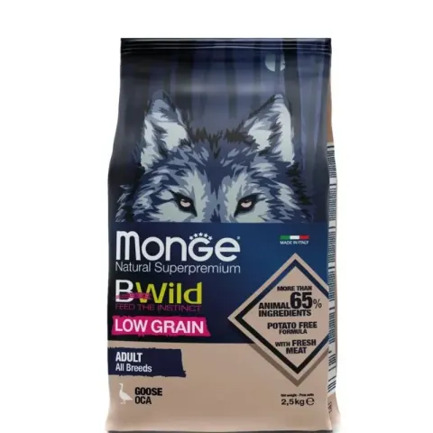 Monge BWild Low Grain с мясом гуся