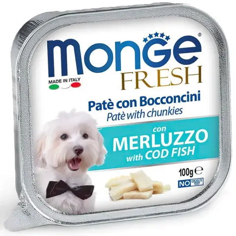 Monge Fresh влажный с треской для собак