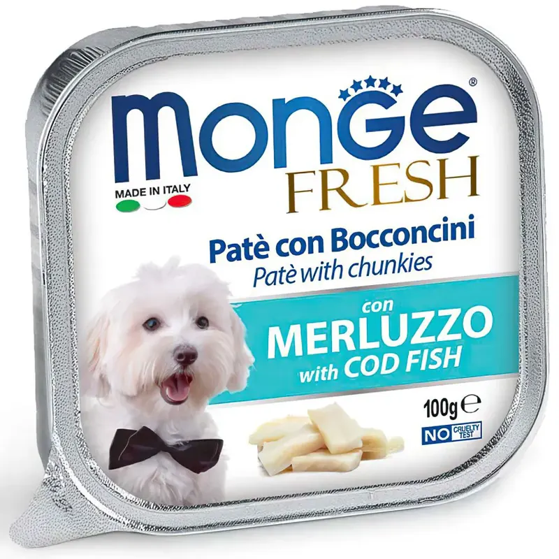 Monge Fresh влажный с треской для собак