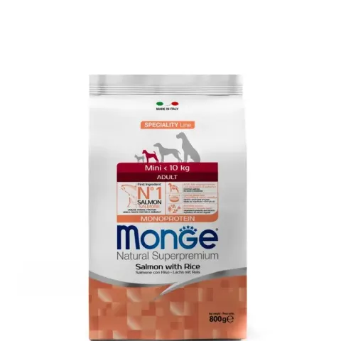 Monge Mini Adult Monoprotein с лососем и рисом