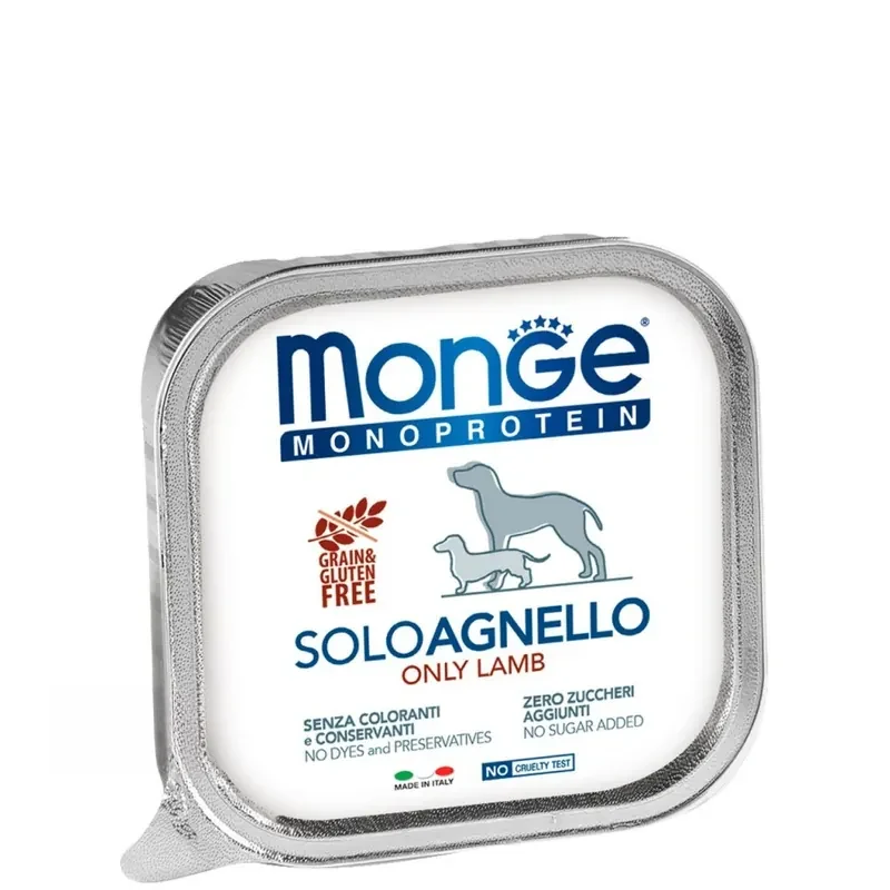 Monge Monoprotein паштет с ягнёнком для собак