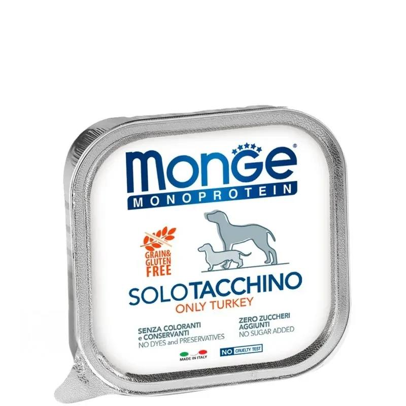 Monge Monoprotein паштет с индейкой для собак