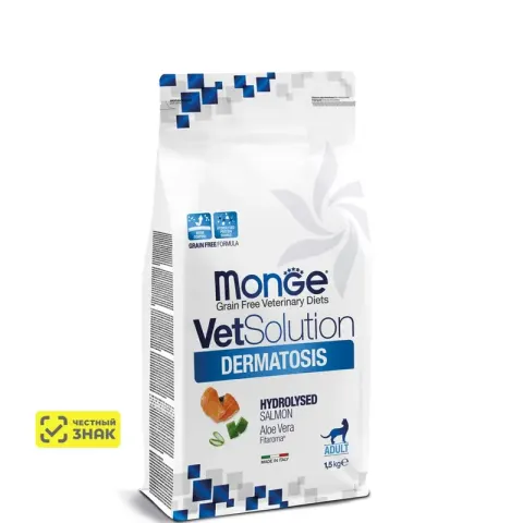 Monge VetSolution Cat Dermatosis с лососем