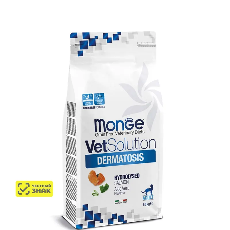 Monge VetSolution Cat Dermatosis с лососем